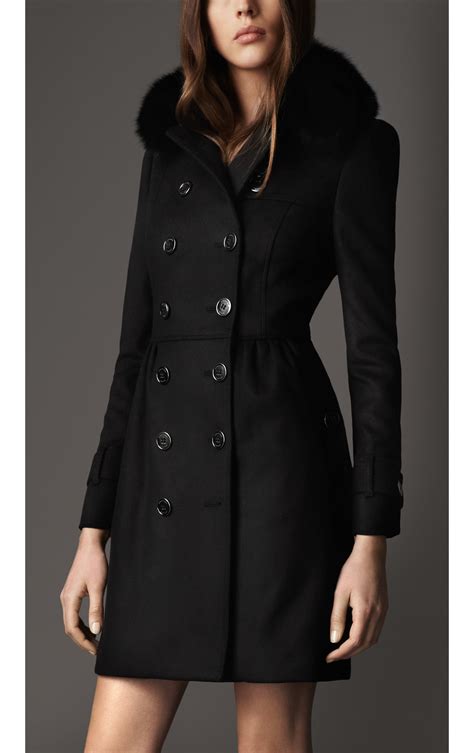 womens burberry coat|More.